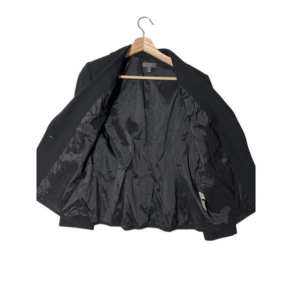 Classiques Entier Women's Wool Blazer Suit Jacket Black Size 8P Office Career - Picture 9 of 12